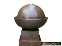 Volcano Solar Fountain - Grey